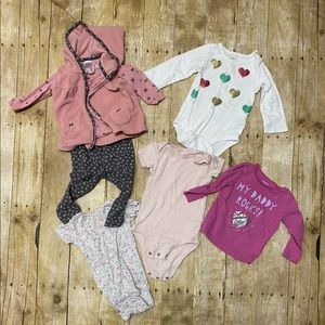 Lot of Baby Girl 12 Month Clothes